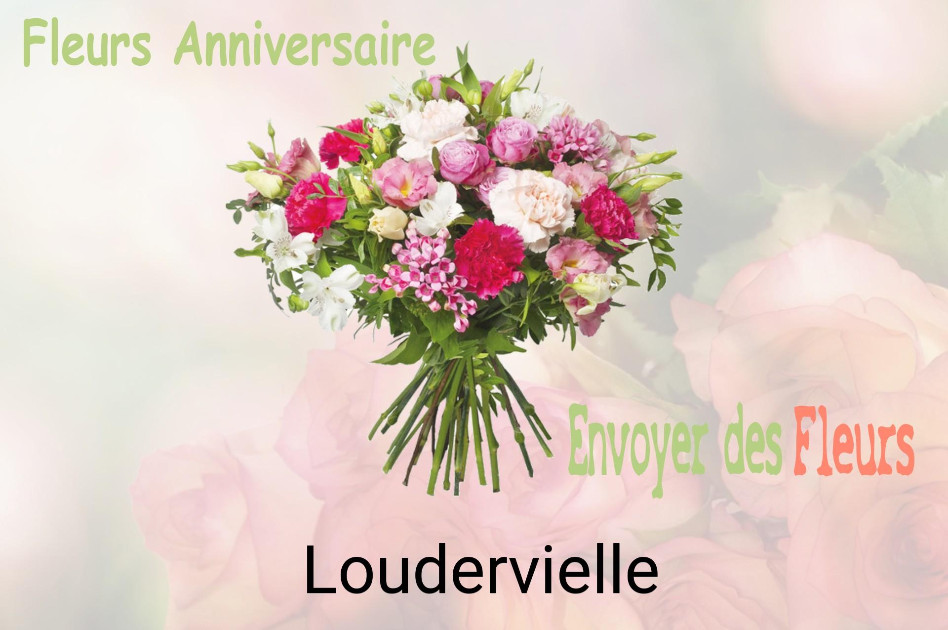 Bouquet de fleurs d’anniversaire livré à Loudervielle